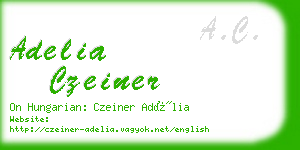 adelia czeiner business card